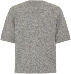 B.young naisten neulepusero Byomea - Mid Grey Melange - 2