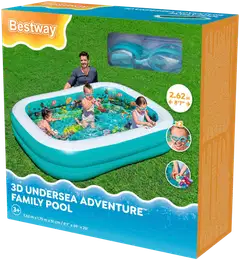 Bestway 3D Undersea Adventure uima-allas 2.62m x 1.75m x 51cm - 2