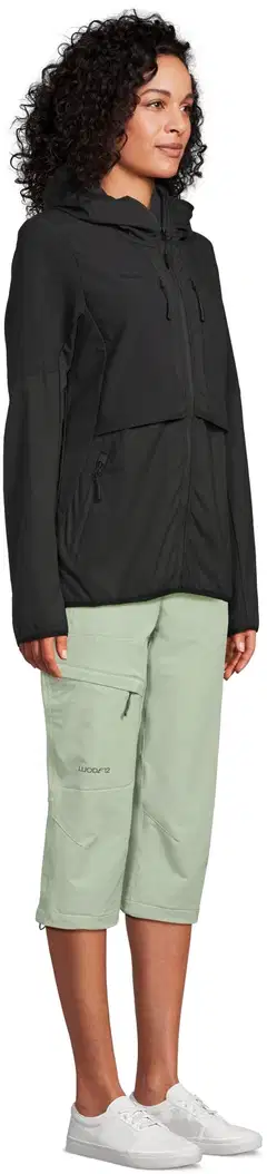 Luode12 naisten retkeilycaprit loose-fit 223L182669 - reseda - 4