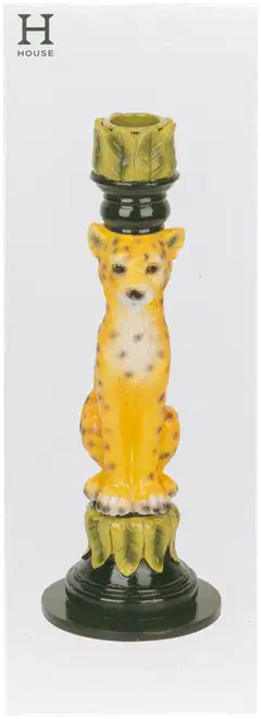 House kynttiläjalka leopardi 24,5 cm - 2