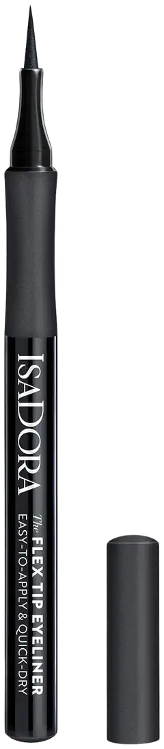 IsaDora Flex Tip Eyeliner silmänrajaustussi 81 Matt Black 1 ml - 1