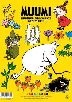 Piirustuspaperi Muumi värikäs A4/20 arkkia - 1