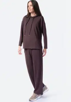 TEX naisten scubahousut I286132 - BROWN - 4