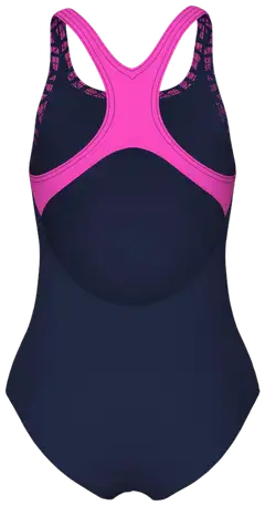 Arena tyttöjen uimapuku Kikko Swim Pro Back - Navy shocking pink - 7