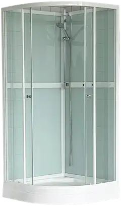 Lektar Indoor Suihkukaappi Luoto pyöreä 80x80cm - 1