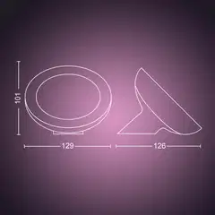 Philips Hue Bloom -pöytävalaisin 7W 2000-6500K 500LM musta - 3