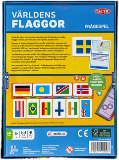 Tactic peli Världens flaggor SE - 5