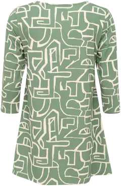 RATIA® N.trikootunika Pisara Kartta - vihreä/kerma - 2