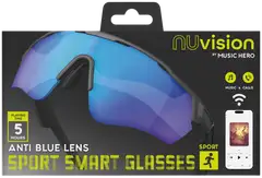 SBS aurinkolasit sisäänrakennetuilla kuulokkeilla NUvision Smart Sports - 2