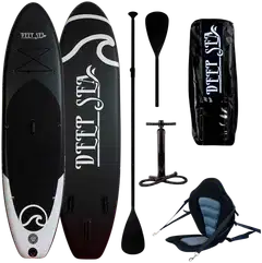Deep Sea SUP-lautasetti Kayak Pro 300cm, Musta - 1