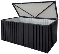 Fornorth säilytyslaatikko ulos 183x88x94cm 1303l, musta - 2