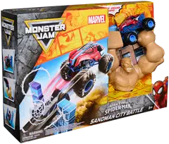 Monster Jam 1:64 Marvel Spiderman Setti - 4