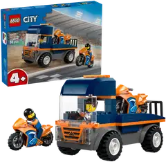 LEGO® City Great Vehicles 60491 Moottoripyörän kuljetusauto - 1