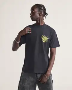 Vans miesten t-paita Scratched Records - BLACK - 3