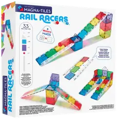 MAGNA-TILES® Rail Racer Small -kuularata 33 osaa magn. rak.sarja - 3