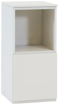 Lundia Fuuga yöpöytä ovella ja avohyllyllä, cashmere, oikeakätinen - 2