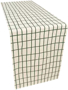 House kaitaliina Elonkorjuu 33 x 160 cm vihreä PatternLab - 1