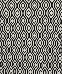 House naisten trikoopusero 213HP03101, D-mitoitus - Black/white - 3