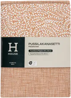 House pussilakanasetti Melange 150x210 cm ruskea - 3