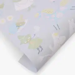 Sandudd Signature kuitutapetti Aarre 5460-1 10,05 x 0,53m, klassiset muumihahmot vaaleanharmaalla pohjalla - 2