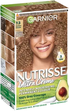 Garnier Nutrisse Ultra Creme 7.3 Golden Blonde Kullanvaalea kestoväri 1kpl - 1