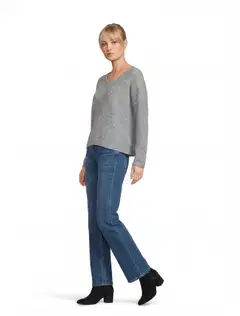 London Fog naisten neule Mohair  213L264003 - light grey - 4