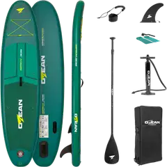 Ozean Siren 305 SUP-lauta - Tummanvihreä - 1
