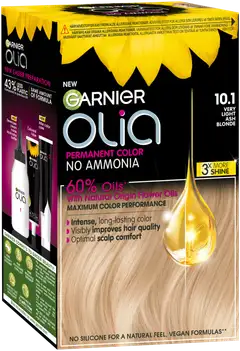 Garnier Olia 10.1 Very Light Ash Blonde kestoväri 174ml - 2