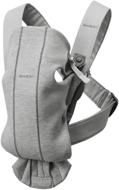 BabyBjörn vauvan kantoreppu mini - 3d jersey, vaaleanharmaa - 1