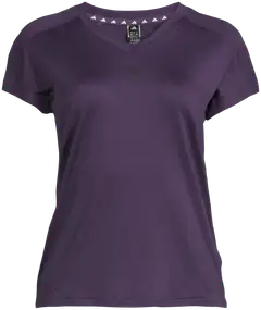 adidas naisten lyhythihainen treenipaita JY2178 - AURORA PLUM - 2