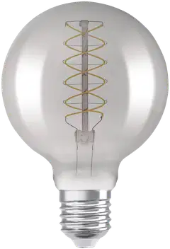 Osram LED-sisustuslamppu Vintage 1906 Globe 95mm 7,8W 360lm 1800K E27 Spiral-filamentti savunharmaa - 2