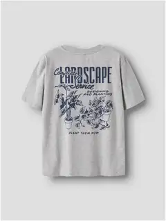LMTD lasten t-paita - Light Grey melange - 2