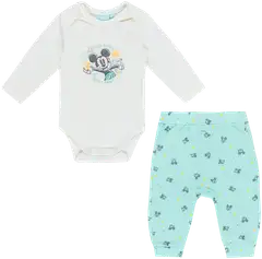 Disney vauvojen setti body & housut Mikki - TURQUOISE LIGHT - 1