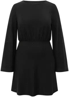 WKLY. naisten lyhyt kimallejuhlamekko pitkä hiha 218W382672 - black - 1