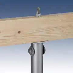 Ruuvipaalun pulttikiinnike kiinnitysväli 150mm - 2