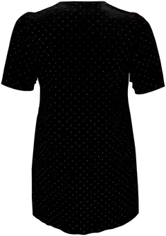 Now Curvy kimaltava samettimekko, D-mitoitus - Black - 3