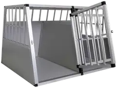 Trekker koiran kuljetushäkki XXL 104x90,5x69,5 cm alumiini - 1