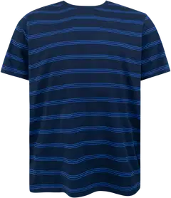 House miesten raidallinen t-paita 195H032607 - Dark blue w/bright blue - 1