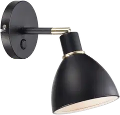 Nordlux seinävalaisin Ray musta - 1