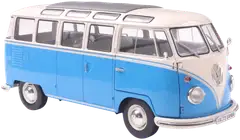 Solido 1:18 VW T1 21 WINDOWS b. blue/white, keräilyauto, pienoismalli - 1