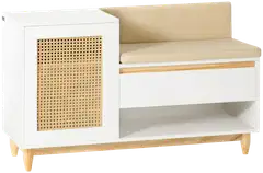 SoBuy kenkäpenkki valkoinen FSR128-W - 1