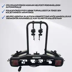 Trekker pyöräteline autoon 3-pyörälle r300 - 3