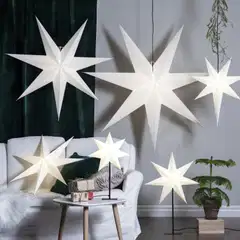 Star Trading paperitähti jalalla Frozen E14 musta/valkoinen - 3