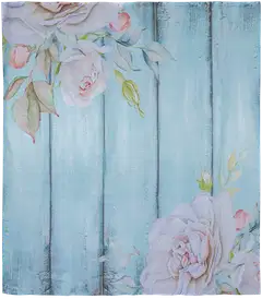 House suihkuverho Vintage 180x200 cm turkoosi - 2