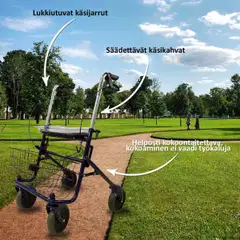 Arvo rollaattori arvo, sisä/ulko - punai - 6