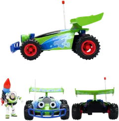 Jada Disney Toy Story Buzz Lightyear ja Turbo Buggy, 19 cm, 1:24, die-cast - 3