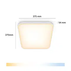 Philips Smart Lighting kattovalaisin neliö 24W  valkoinen säädettävä kaukosäätimellä - 2