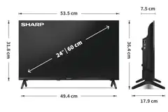 Sharp 24" HD Ready Google TV 24HF2265E - 4