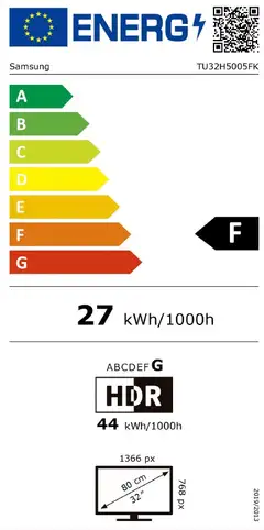 Samsung 32" HD Ready Smart LED TV TU32H5005F - 6
