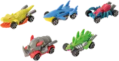 Teamsterz pikkuajoneuvo Beast Machines 5-pack, erilaisia - 7